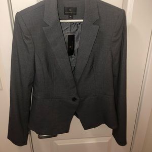 Tall heather grey women’s blazer